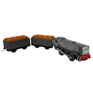 Thomas & Friends Plarail TOMY Trackmaster DENNIS Complete Set w/Cargo Rare VIDEO